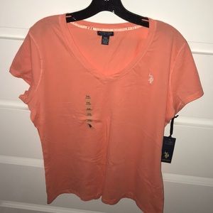 U.S. Polo Assn. Orange tee shirt